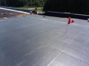 Commercial flat roof replacement