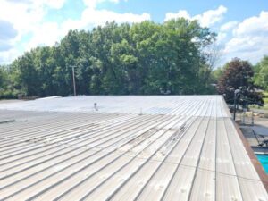 Commercial flat roof repair