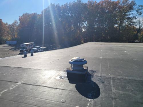 Commercial flat roof repair