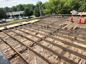 Commercial flat roof repair