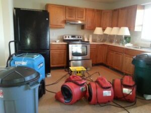 Water mitigation in basement