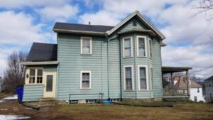 Old siding on home