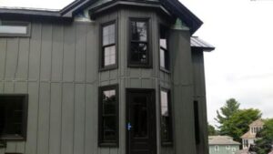 siding replacement on unique design