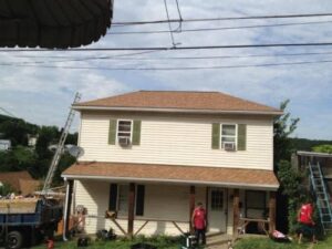 Residential shingle roof replacement