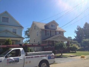 Residential shingle roof replacement